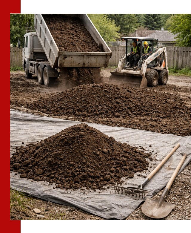 Грунт для отсыпки участка с доставкой в Нальчике