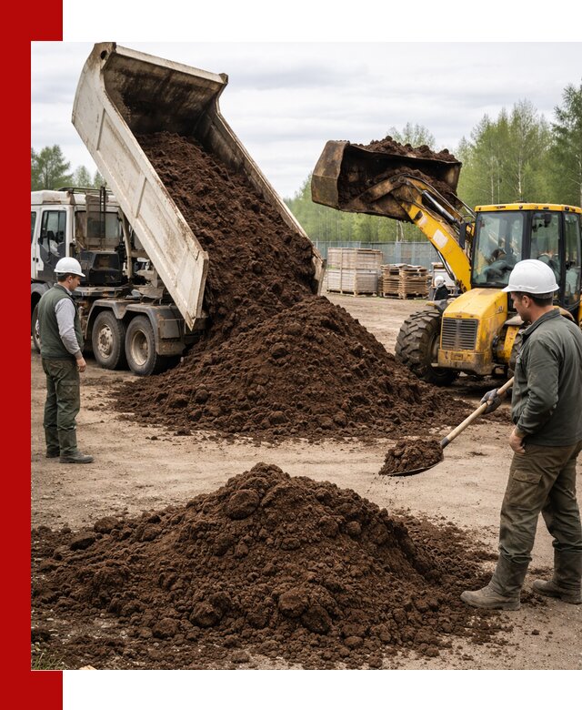 Доставка торфа оптом и в мешках в Нальчике