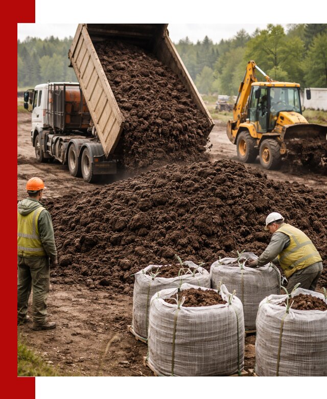 Доставка нейтрального торфа в Нальчике оптом и в розницу