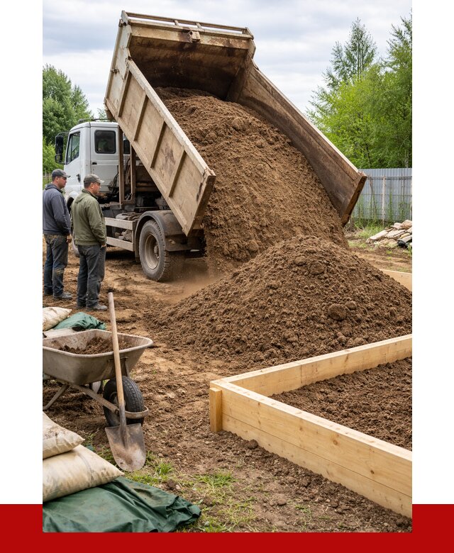 Торфо песчаная смесь в Нальчике с доставкой от 1917 р. | ПРОНЕРУДНль