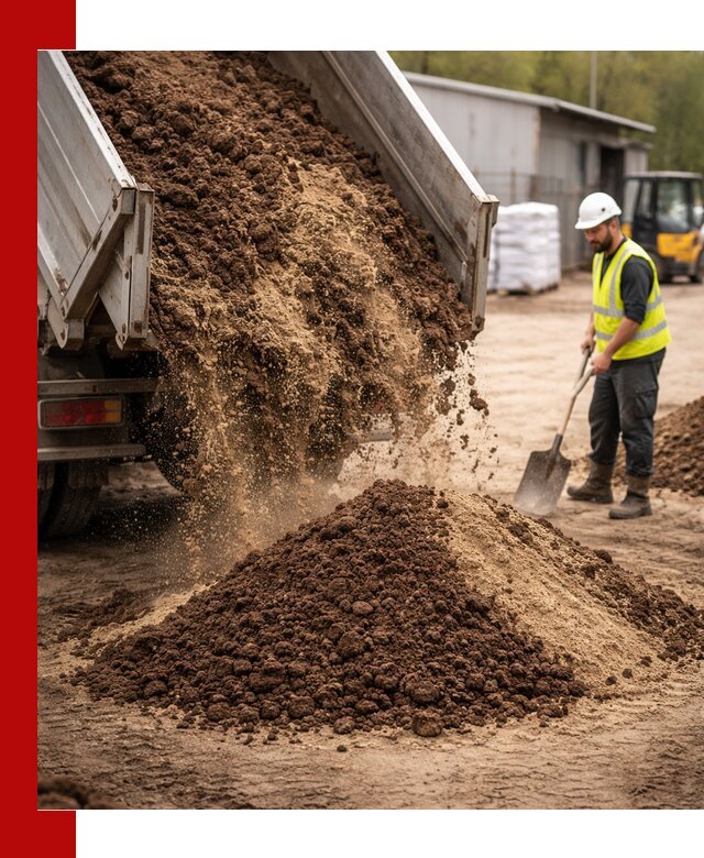 Доставка торфо-песчаной смеси в Нальчике для строительства и озеленения
