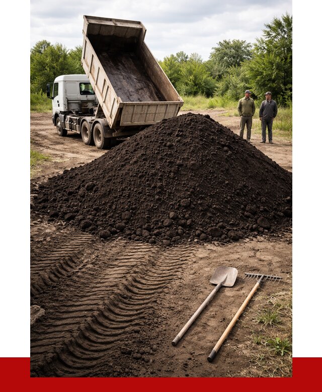 Купить чернозем навалом в Нальчике от 1244 р. за куб | ПРОНЕРУДНль