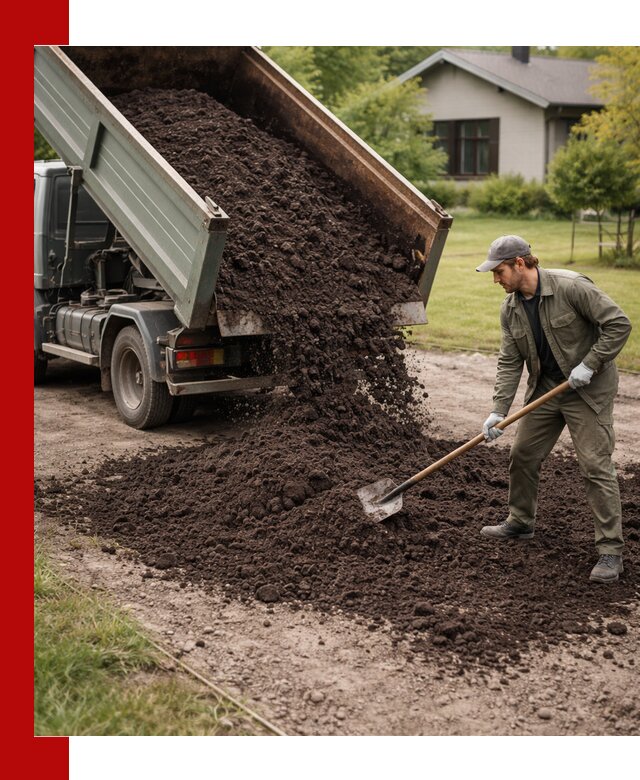 Чернозем для газона с доставкой в Нальчике быстро и качественно