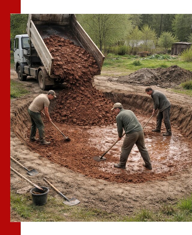 Купить качественную глину для пруда в Нальчике