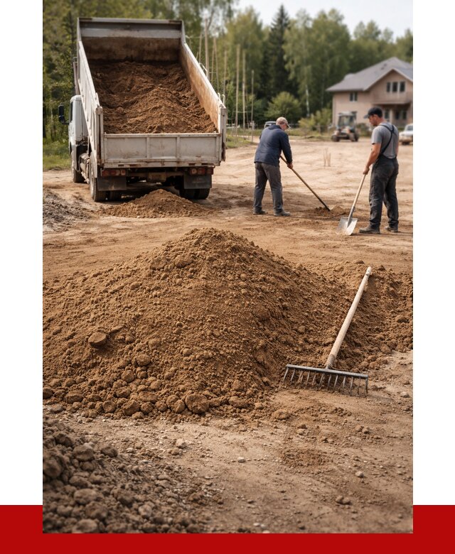 Суглинок для планировки в Нальчике с доставкой от 4352 р. | ПРОНЕРУДНль