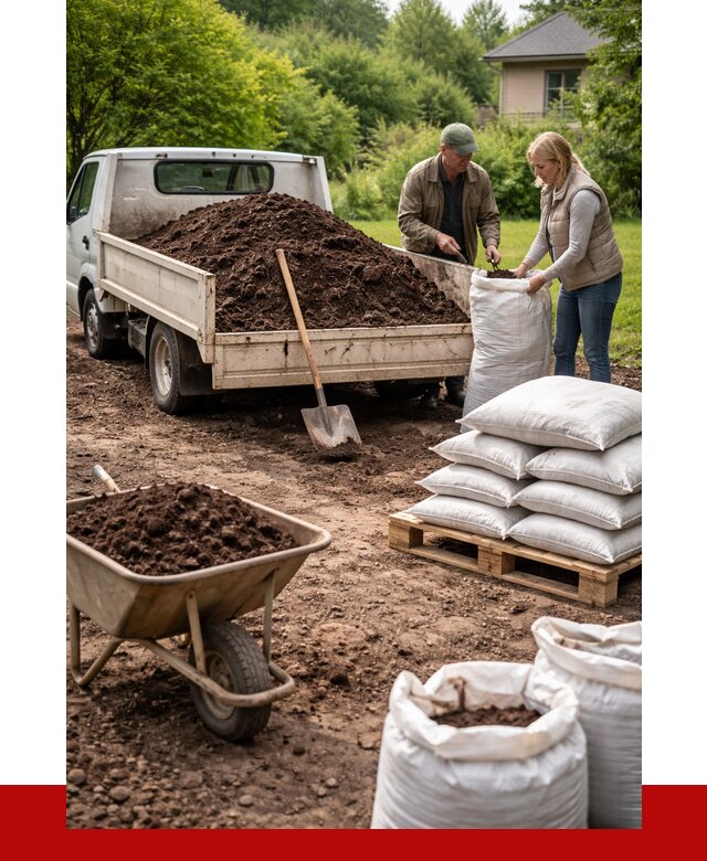 Перегной в мешках с доставкой в Нальчике от 2280 р. | ПРОНЕРУДНль