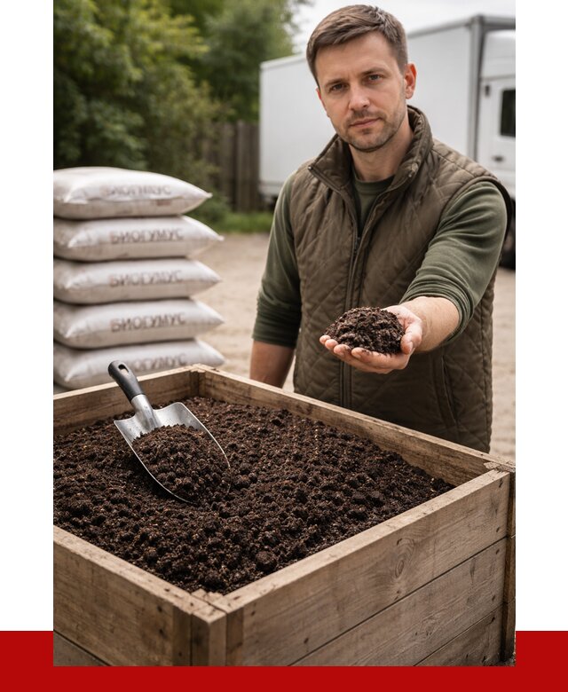 Купить биогумус в Нальчике с доставкой от 8809 р. за куб | ПРОНЕРУДНль