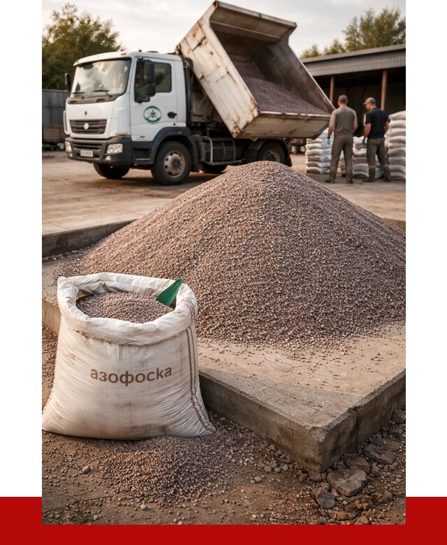 Купить азофоска в Нальчике с доставкой от 1244 р. за куб | ПРОНЕРУДНль