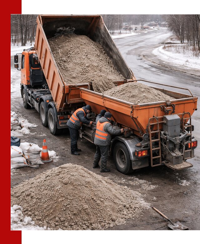 Поставка и вывоз пескосоля в Нальчике оптом и в розницу
