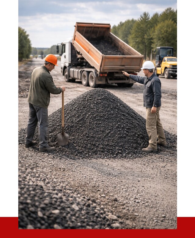 Купить асфальтовую крошку для дорог в Нальчике от 4352 р. | ПРОНЕРУДНль