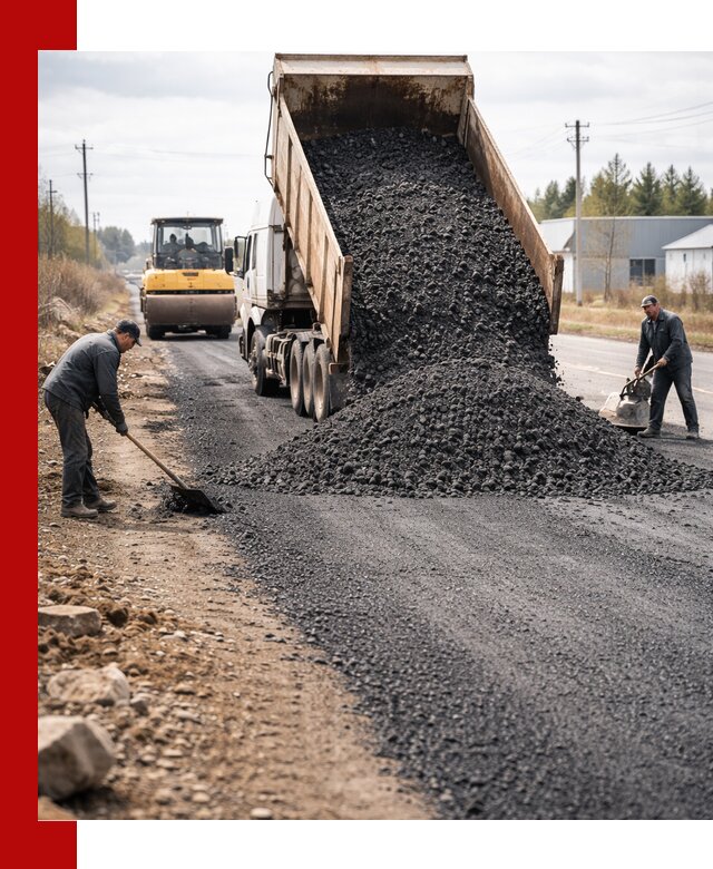 Асфальтовая крошка для дорог в Нальчике — поставка и доставка