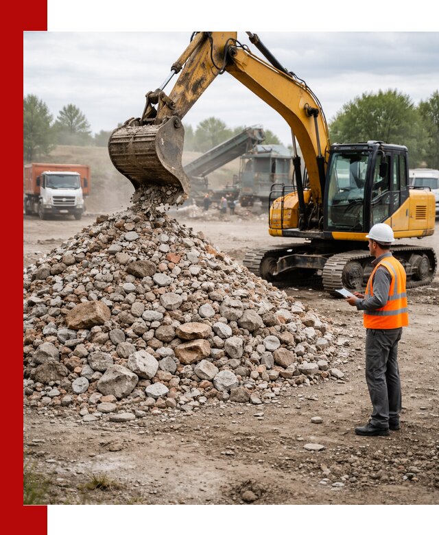 Доставка и вывоз строительного боя в Нальчике