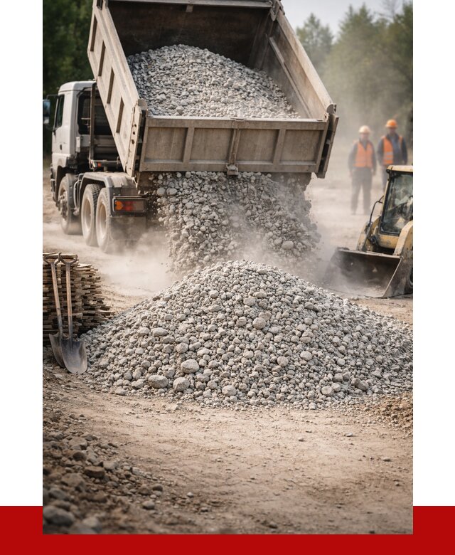 Купить дробленый бетон в Нальчике от 1762 р./куб | ПРОНЕРУДНль