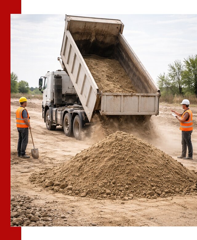 Доставка самосвалом 15 кубов в Нальчике за город и по городу