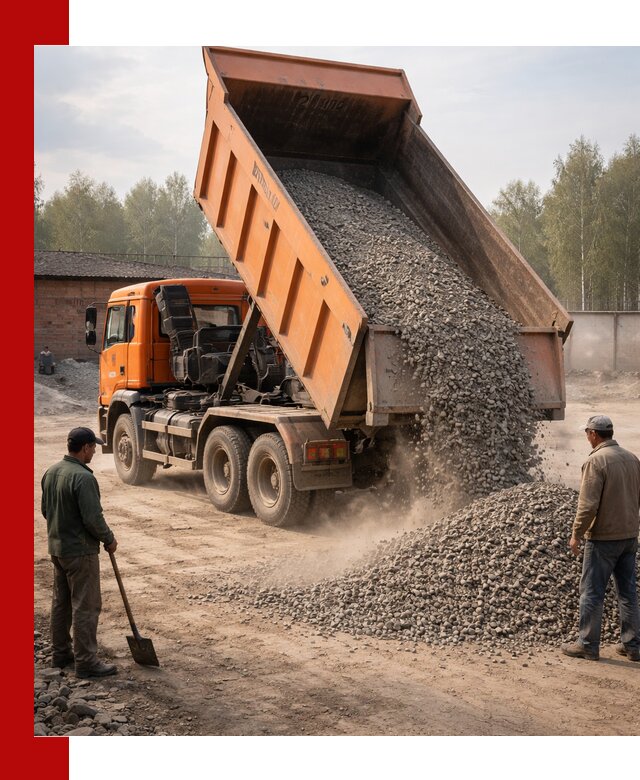 Доставка самосвалом 20 м3 в Нальчике быстро и надежно