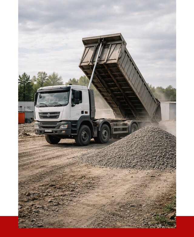 Доставка самосвалом 40 кубов в Нальчике от 9327 р. | ПРОНЕРУДНль