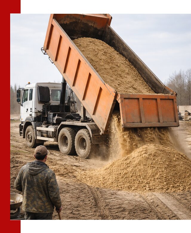 Аренда самосвала 20 тонн для перевозки грузов в Нальчике