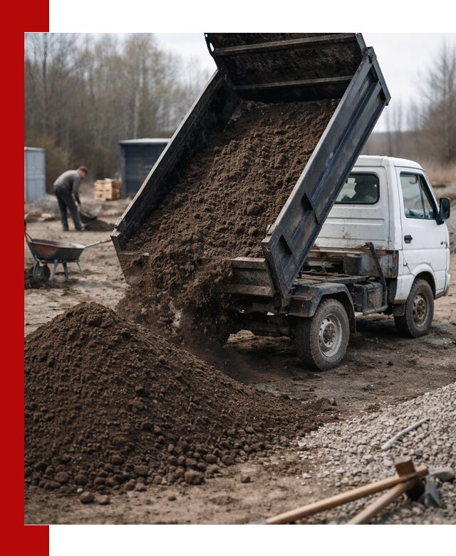 Аренда минисамосвала в Нальчике для доставки сыпучих материалов