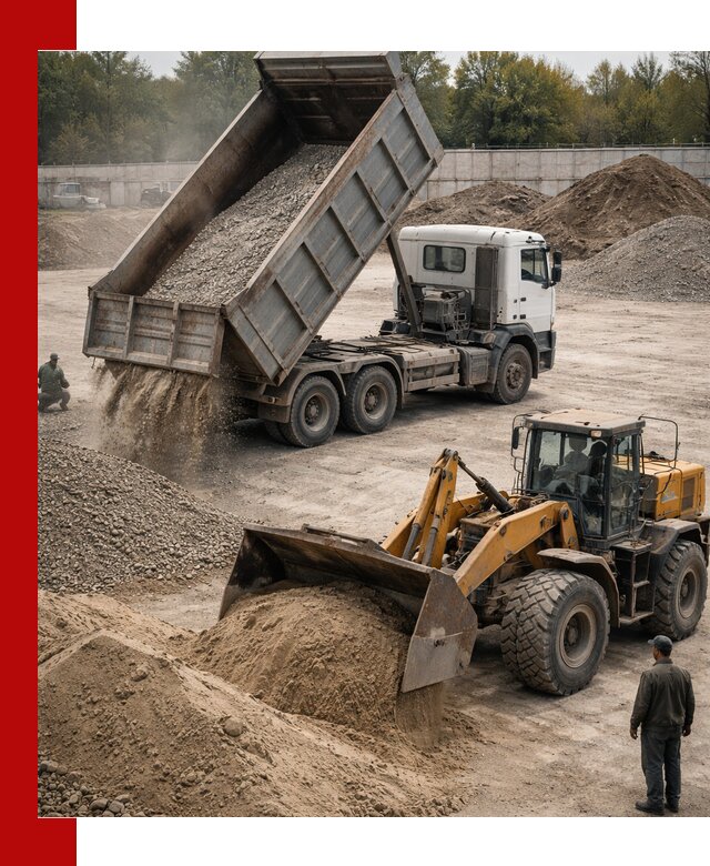 Перевозка сыпучих грузов самосвалами и бортовыми в Нальчике