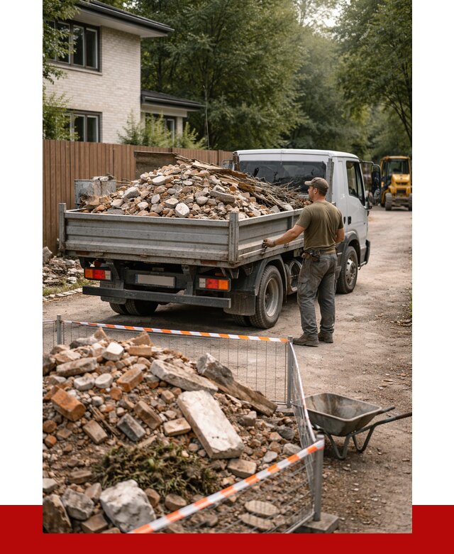 Вывоз строительного мусора с погрузкой в Нальчике от 7772 р | ПРОНЕРУДНль