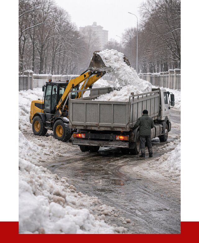 Вывоз снега с погрузкой в Нальчике от 3627 р. ПРОНЕРУДНль