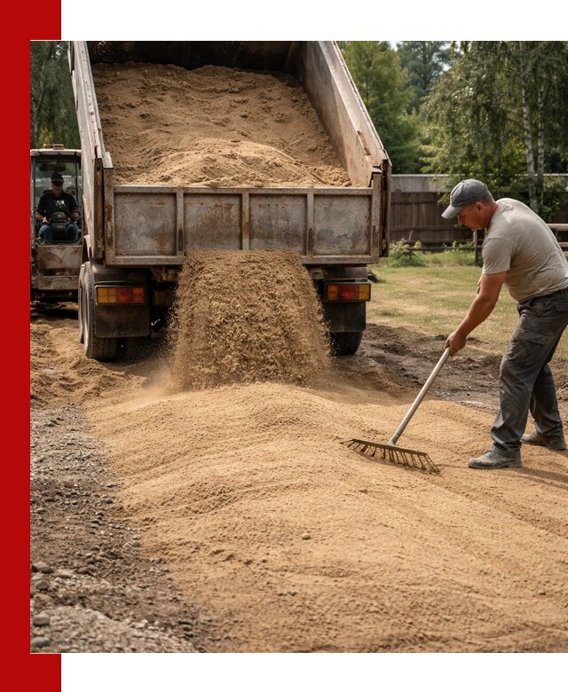 Отсыпка участка песком в Нальчике быстро и качественно