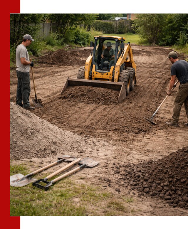 Планировка участка грунтом с вывозом и доставкой в Нальчике