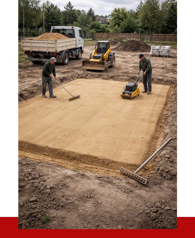 Устройство песчаной подушки в Нальчике от 4663 р. ПРОНЕРУДНль